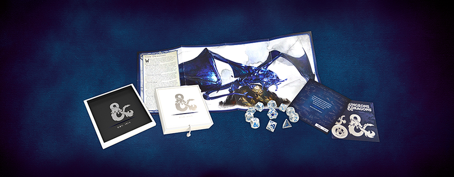 D&D Sapphire Anniversary Dice Set: Collector's Limited Edition